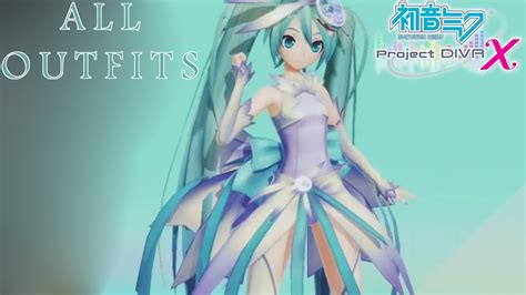 Hatsune Miku Project Diva X All Miku Outfit Modules English Full