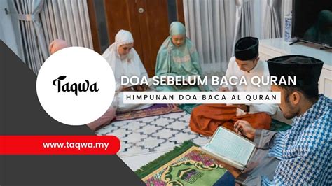 Doa Sebelum Selepas Baca Quran Dalam Rumi