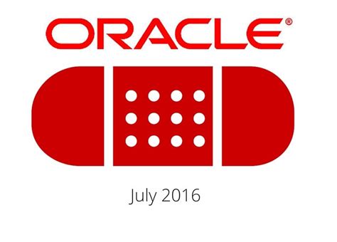 Oracle Patch Update July 2016 Database Experts N4stack