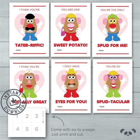 Mr Potato Head Card The Shoot