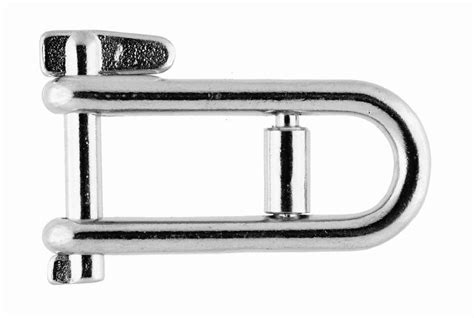 5x50 Key Pin Shackle With Bar Stainless Steel Aisi 316 Marine Grade