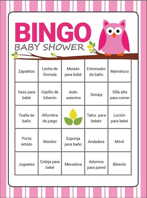 Bingo Baby Shower Juegos Baby Shower Niño Imprimibles Baby Shower
