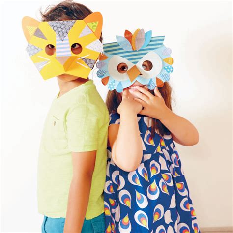 How To Make Paper Animal Masks For Kids Martha Stewart