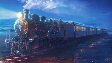 anime train hd wallpaper by sachiko15