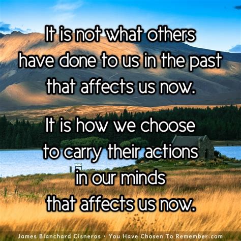 About Letting Go Of The Past Inspirational Quote