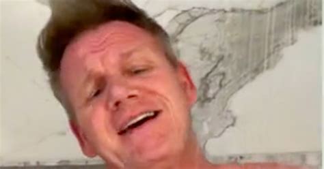 Gordon Ramsay Gets Naked In The Shower For Latest Tiktok Video Daily