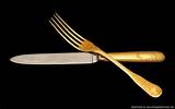 Gold Plated Silverware Set Value Pictures