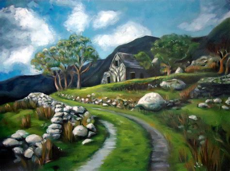 Ireland Painting By Saralyn Friedrich Fine Art America