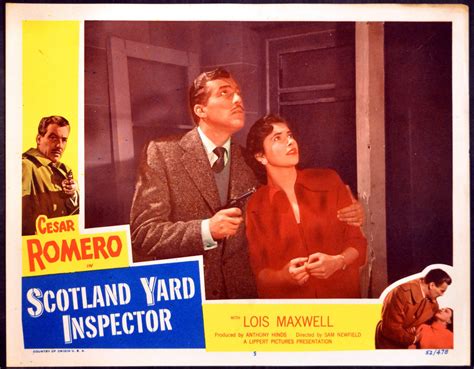 SCOTLAND YARD INSPECTOR Rare Film Posters