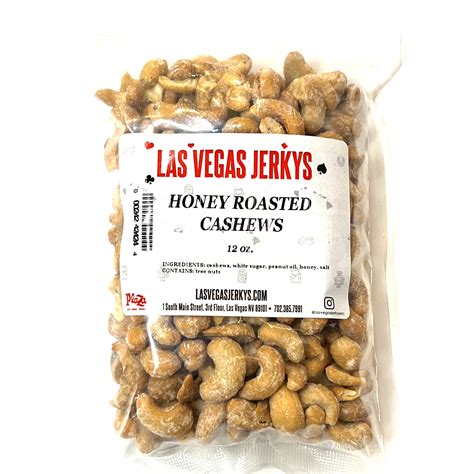 Honey Roasted Cashew Nuts Las Vegas Jerkys