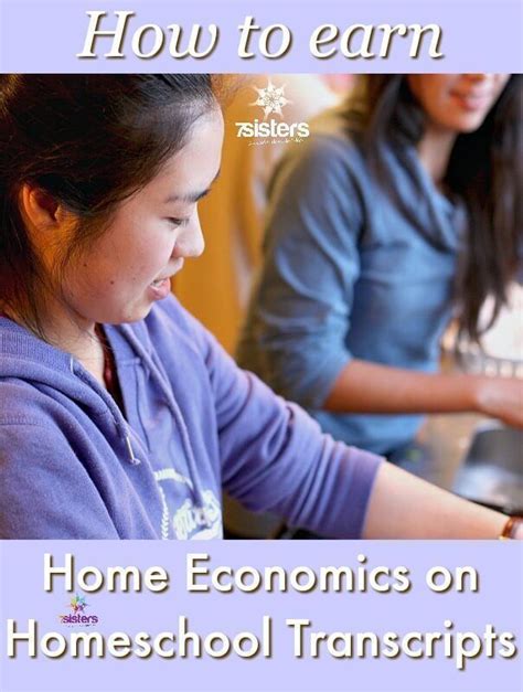How To Earn Home Economics On Homeschool Transcripts Homeschool