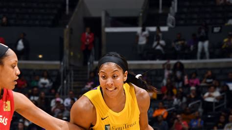 Wnba Candace Parker Leading Los Angeles Sparks To Victory Over Las