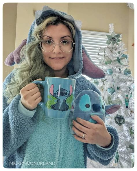 Disney Stitch Onesie Mug And Squishmallow Disney Stitch Onesies