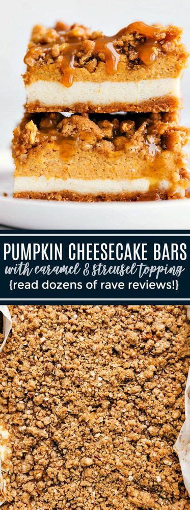 Pumpkin Cheesecake Bars With Video Chelseas Messy Apron Caramel