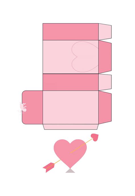 Valentines Day Candy Box Template By Mintiah On Deviantart