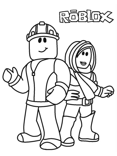 Characters In Roblox Coloring Page Download Print Or Color Online