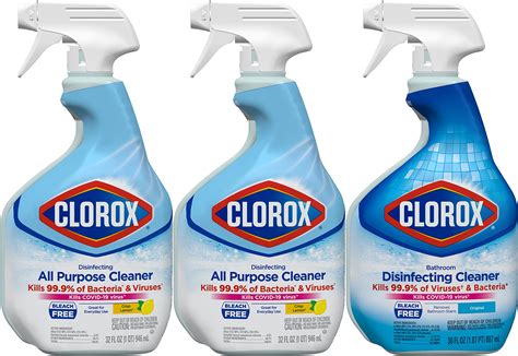Buy Clorox Disinfecting All Purpose Cleaner Oz And Disinfecting Bathroom Cleaner Oz Pack