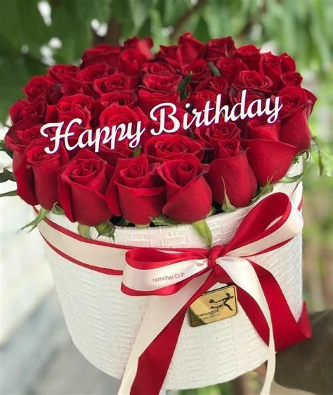 Happy Birthday Red Flowers Images Happy Birthday Red Roses Bouquet Images And Photos Finder