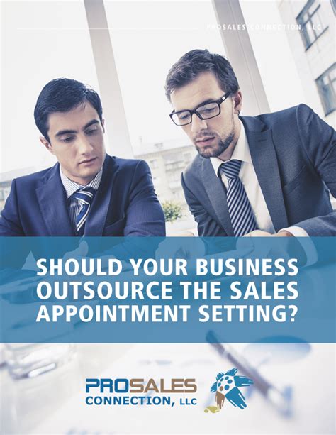 White Paper Outsourcing B2b Sales Appointments Prosales Connection