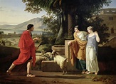 Giacobbe con le figlie di Labano, 1787 | Louis Gauffier