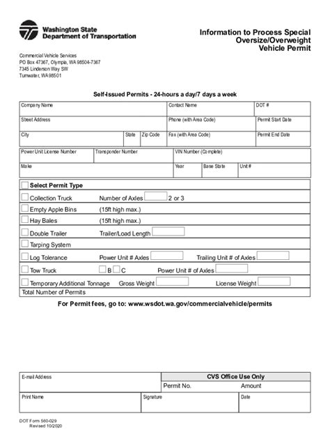 Wsdot Form 560 029 Complete With Ease Airslate Signnow