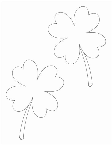 6 Free Printable Four Leaf Clover Templates Freebie Finding Mom