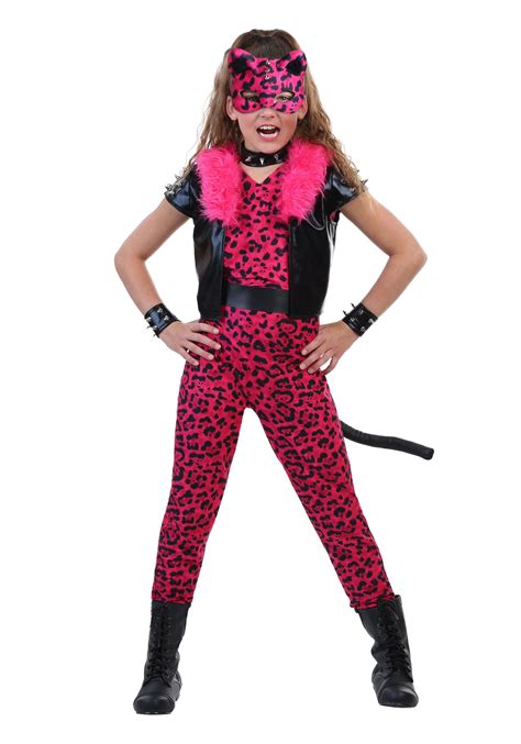 Pink Party Leopard Costume For Teens