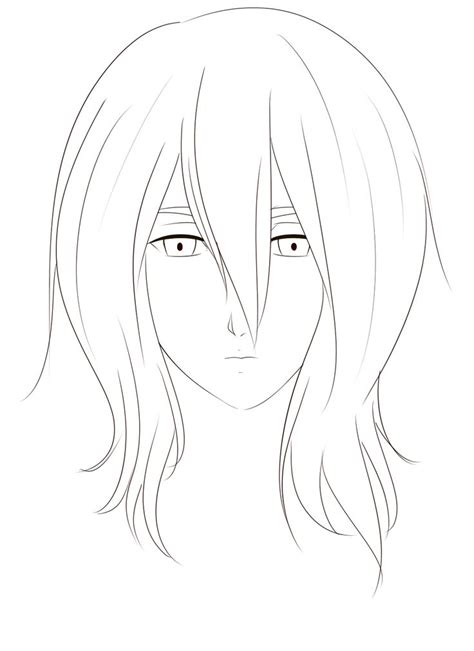 Easy To Draw Manga Characters Easy To Draw Anime Characters Hair Step