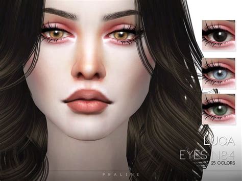 Pralinesims Luca Eyes N84 Eye Color Sims 4 Queen Makeup