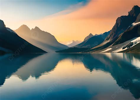 Background Danau Gunung Pemandangan Alam Latar Belakang Wallpaper