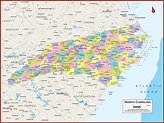 Printable Map Of Nc