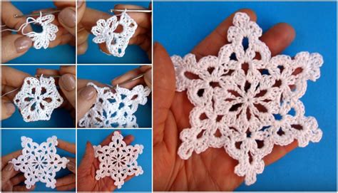 Easy To Crochet Snowflake Love Crochet