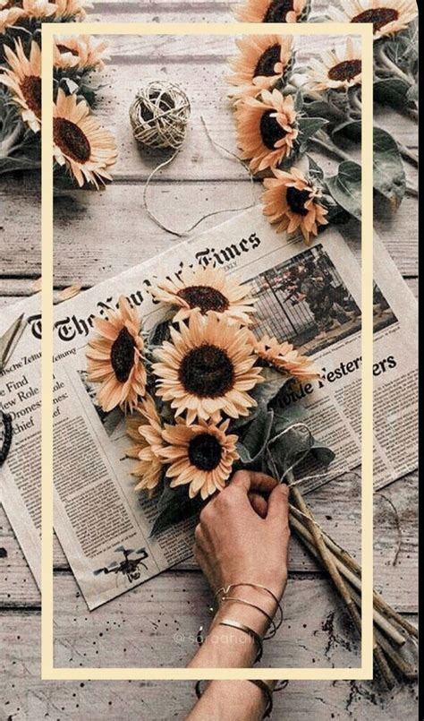 Cute Sunflower Wallpaper Aesthetic Iphone Wallpaper Flower Phone