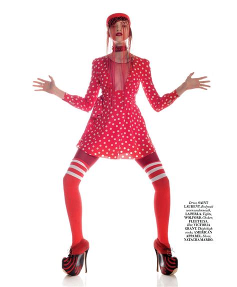 visual optimism fashion editorials shows campaigns and more red in the times of quirkiness