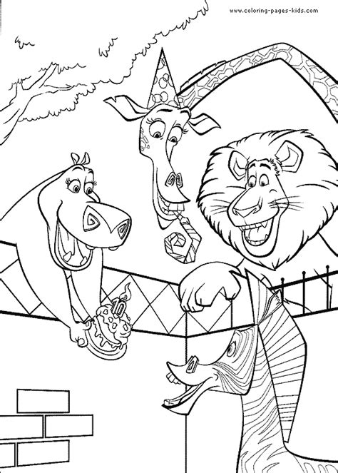 Free madagascar printable kids coloring book pages sheets and pictures of madagascar everything you need so your kids can color their favorite characters. Madagascar color page - Coloring pages for kids - Cartoon ...
