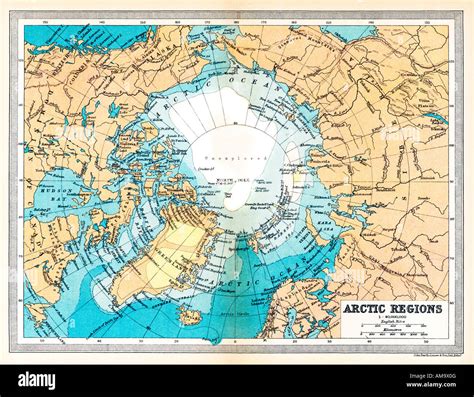 Mappa Del Polo Nord Immagini E Fotos Stock Alamy