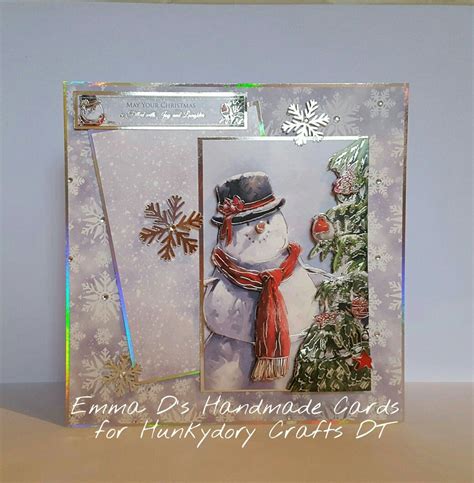 Made Using Hunkydory Crafts The Joy Of Christmas Deco Large For The Dt