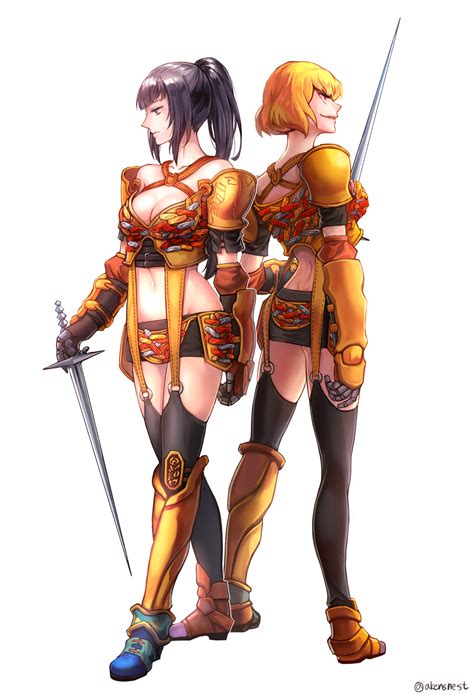 Narberal Gamma And Clementine Overlord Drawn By Aken Danbooru