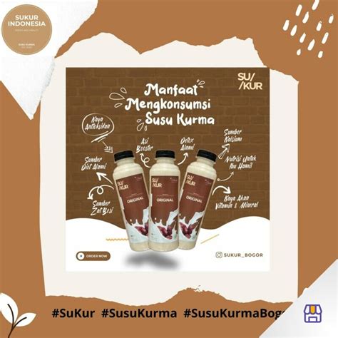 Susu Kurma Varian Rasa Coklat Ml Minuman Sehat Asi Booster