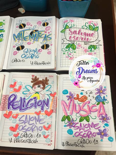 Pin De Sara En Kolinos Cuadernos Creativos Carátulas Para Cuadernos
