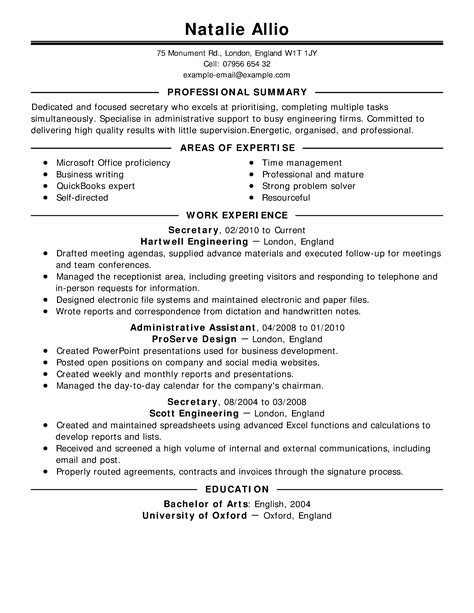 Your resume should be tailored. Company Secretary Internship Resume : How To Write A ...