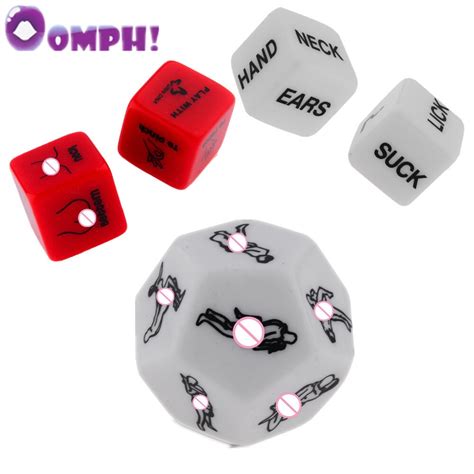 Oomph 5pcsset Funny Sex Dice 12 Positions Sexy Romance Love Humour