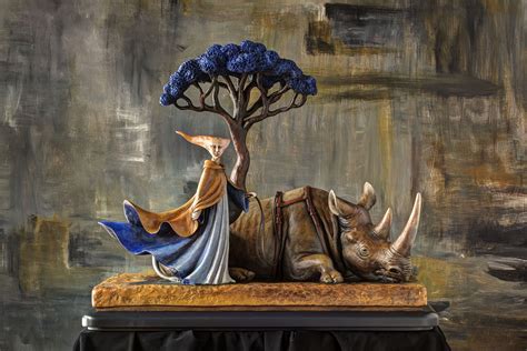 La Musa Y El Rinoceronte Galeria Sergio Bustamante Sitio Oficial