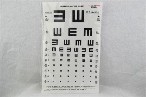 Buy Illuminated Eye Test Cabinet Illiterate Chart 10 Ft Distance 14 X 9