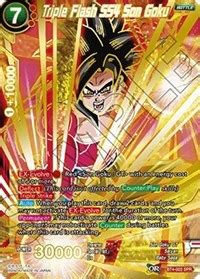 Начало категории игри dragon ball super card game. Triple Flash SS4 Son Goku (SPR) - Colossal Warfare, Dragon ...
