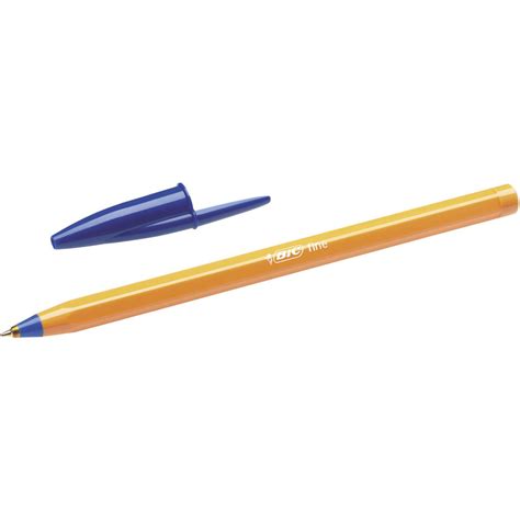 Bic Cristal Fine Point Ballpoint Pens Blue 12 Pack Officeworks