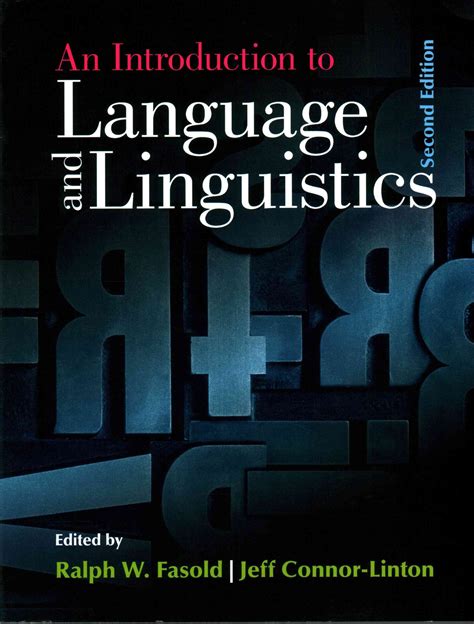 An Introduction To Language And Linguistics Paperback