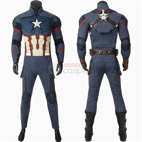 Captain America Costumes Avengers Endgame Steve Rogers Cosplay Costumes