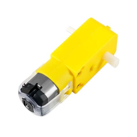 148 6v Dc Motor With Gear And Double Sided Shaft Kamami On Line Store