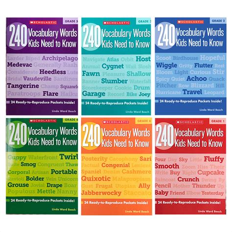 240 Vocabulary Words Kids Need To Know Grade 6 Volumes B612 E Book